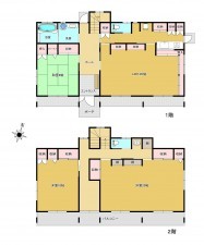 羽生市下川崎、中古一戸建ての間取り画像です