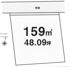 上尾市大字上野本郷、土地の間取り画像です