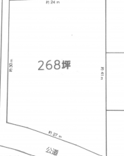 上尾市大字平方、土地の間取り画像です