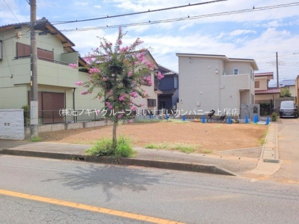 上尾市中妻、土地の画像です