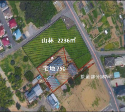 上尾市平塚、土地の画像です