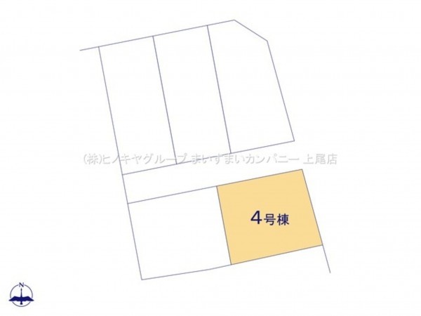 上尾市小泉、新築一戸建ての画像です