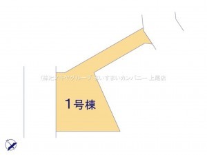 上尾市大字瓦葺、新築一戸建ての画像です