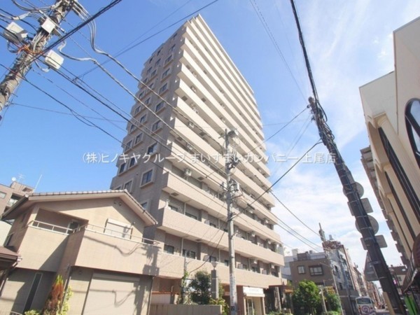 上尾市柏座、マンションの画像です