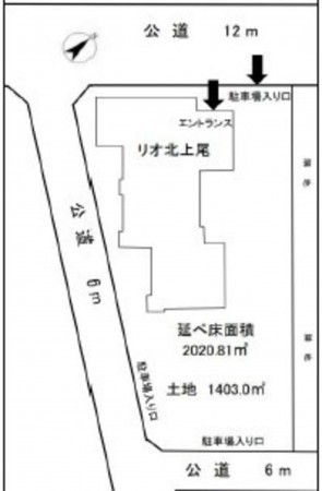 上尾市浅間台、収益物件/マンションの間取り画像です