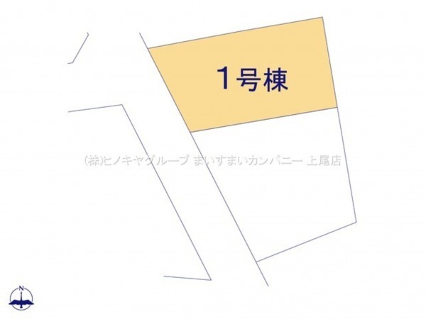 上尾市大字上野、新築一戸建ての画像です