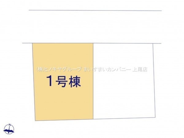 上尾市本町、新築一戸建ての画像です