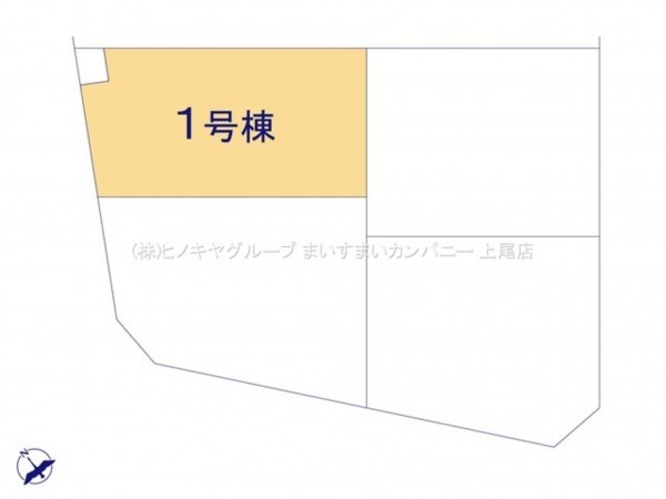 上尾市井戸木、新築一戸建ての画像です