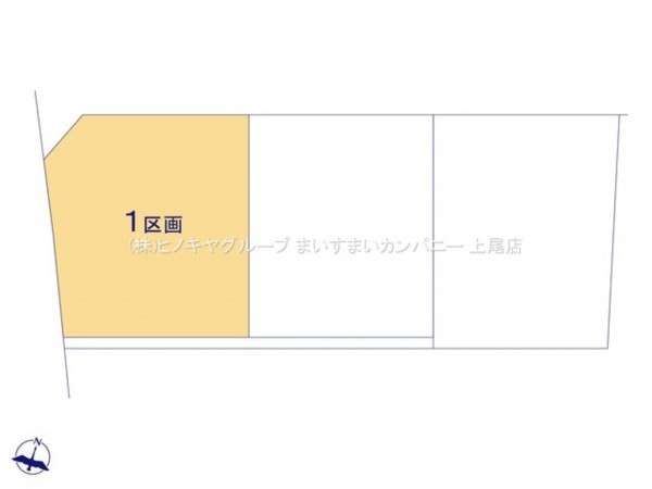 上尾市大字小敷谷、新築一戸建ての画像です