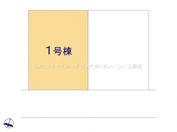 桶川市大字坂田、新築一戸建ての画像です