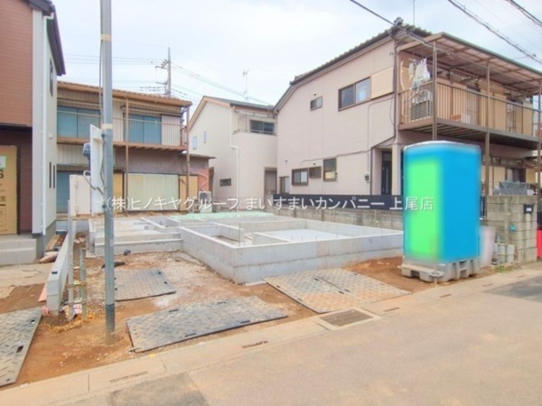 桶川市大字坂田、新築一戸建ての画像です