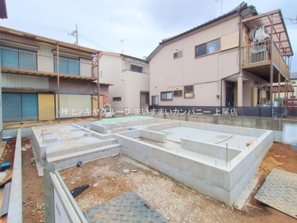 桶川市大字坂田、新築一戸建ての画像です