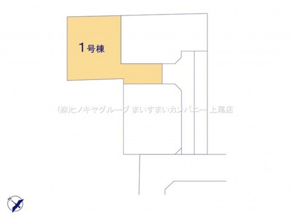 上尾市柏座、新築一戸建ての画像です