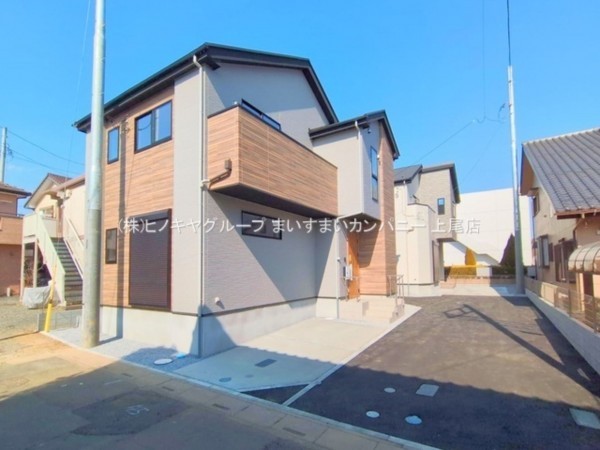 上尾市柏座、新築一戸建ての画像です