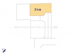 上尾市柏座、新築一戸建ての画像です