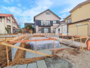 上尾市柏座、新築一戸建ての画像です