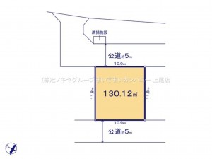 桶川市大字加納、土地の間取り画像です