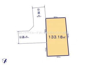 桶川市大字加納、土地の間取り画像です