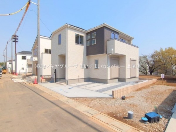 上尾市大字瓦葺、新築一戸建ての画像です