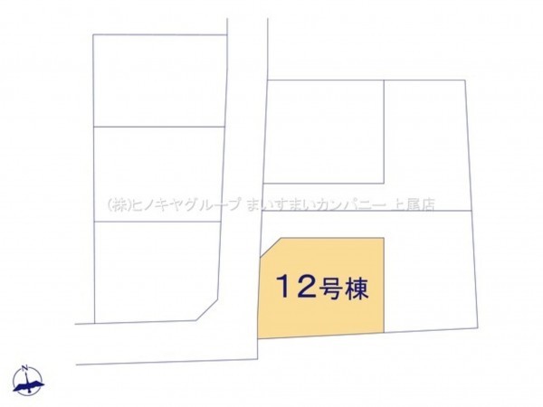 上尾市大字瓦葺、新築一戸建ての画像です