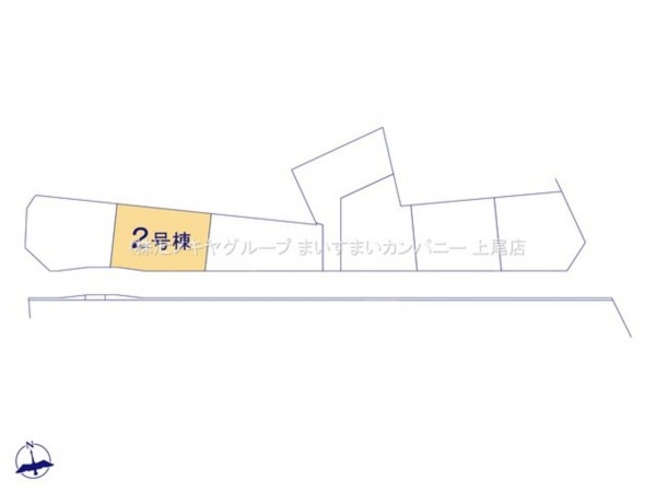 上尾市大字上、新築一戸建ての画像です