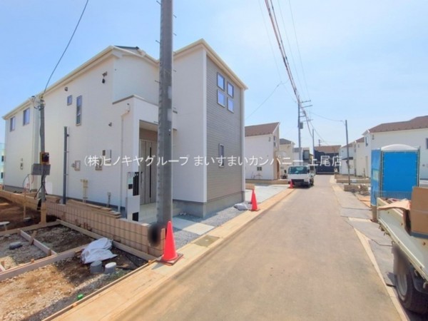 上尾市大字瓦葺、新築一戸建ての画像です