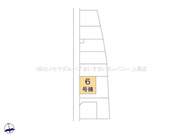 上尾市大字瓦葺、新築一戸建ての画像です