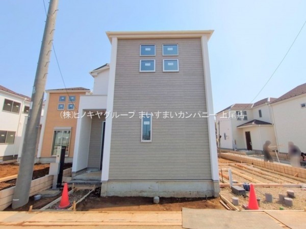 上尾市大字瓦葺、新築一戸建ての画像です