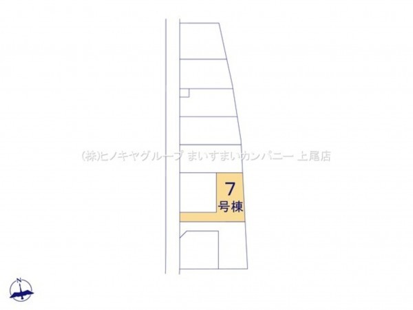 上尾市大字瓦葺、新築一戸建ての画像です