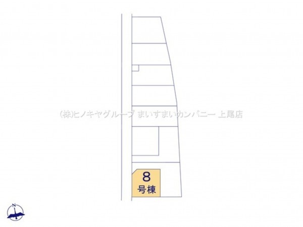 上尾市大字瓦葺、新築一戸建ての画像です