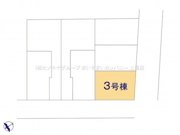 上尾市仲町、新築一戸建ての画像です