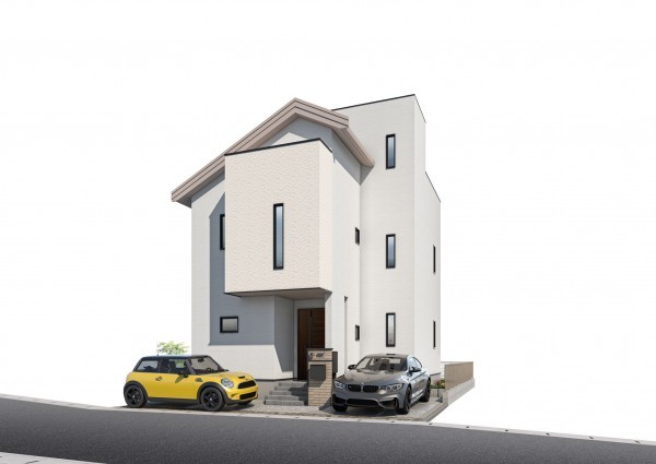 八潮市古新田、新築一戸建ての画像です