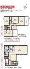 上尾市向山、新築一戸建ての間取り画像です