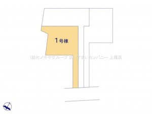 上尾市大字平塚、新築一戸建ての画像です