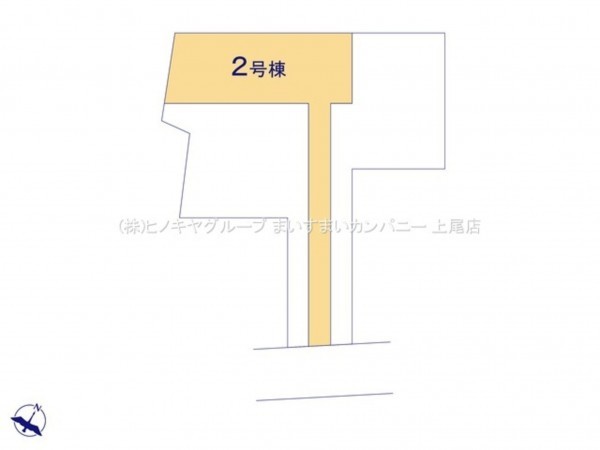 上尾市大字平塚、新築一戸建ての画像です