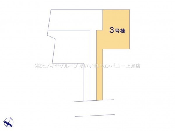 上尾市大字平塚、新築一戸建ての画像です