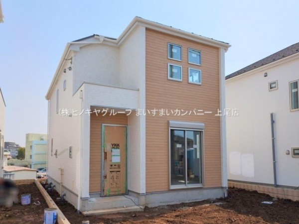 上尾市大字瓦葺、新築一戸建ての画像です