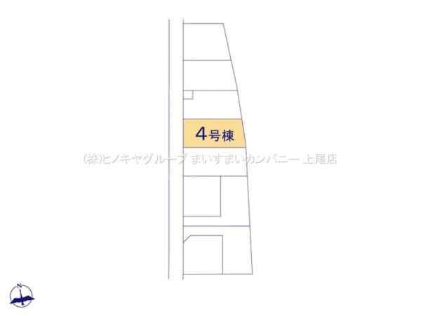 上尾市大字瓦葺、新築一戸建ての画像です