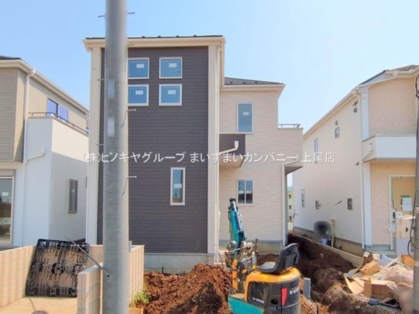 上尾市大字瓦葺、新築一戸建ての画像です