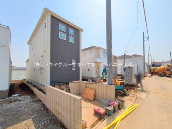 上尾市大字瓦葺、新築一戸建ての画像です