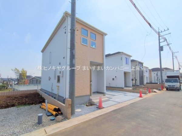 上尾市大字瓦葺、新築一戸建ての画像です