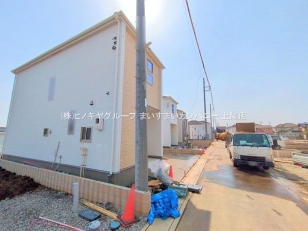 上尾市大字瓦葺、新築一戸建ての画像です