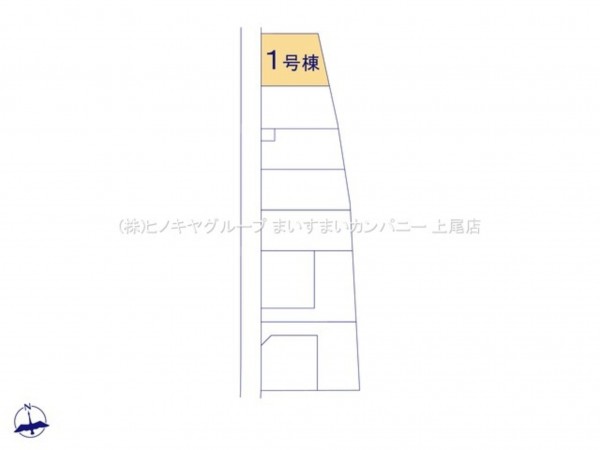 上尾市大字瓦葺、新築一戸建ての画像です