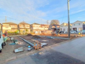 桶川市坂田東、新築一戸建ての画像です