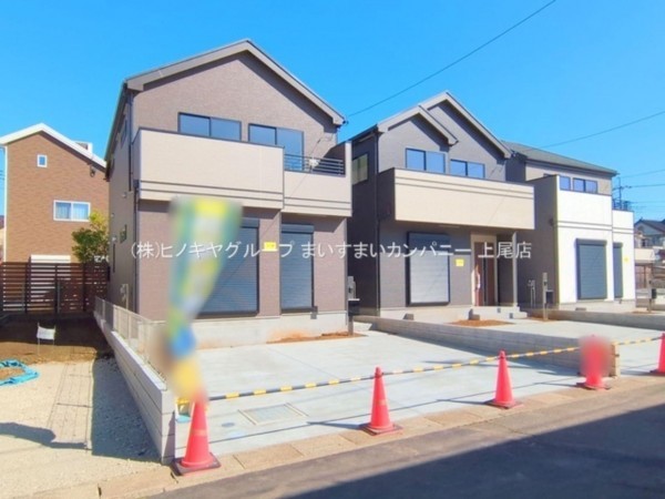 桶川市坂田東、新築一戸建ての画像です