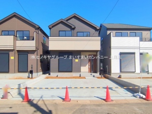桶川市坂田東、新築一戸建ての画像です