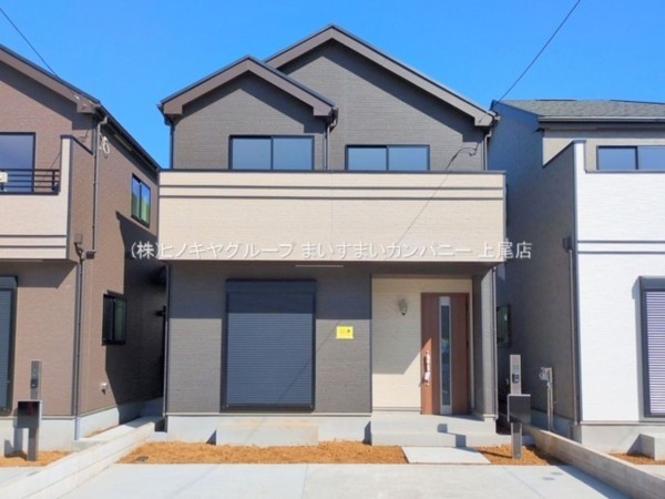 桶川市坂田東、新築一戸建ての画像です
