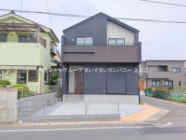 桶川市坂田東、新築一戸建ての画像です