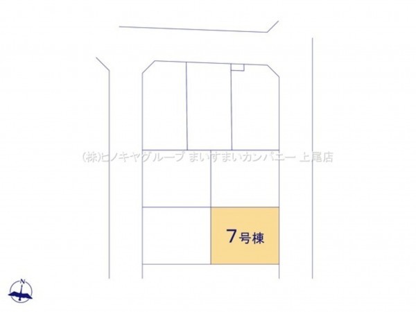 上尾市小泉、新築一戸建ての画像です
