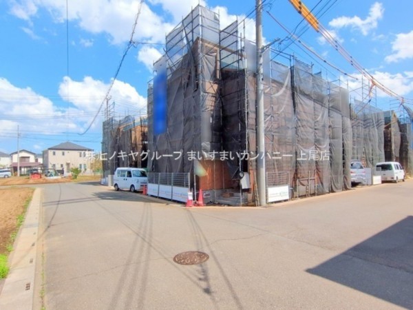 上尾市小泉、新築一戸建ての画像です